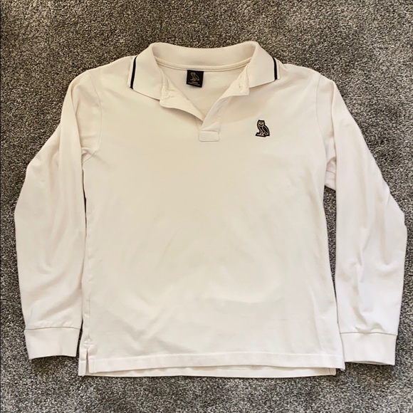 Ovo Mens Long Sleeve Polo 